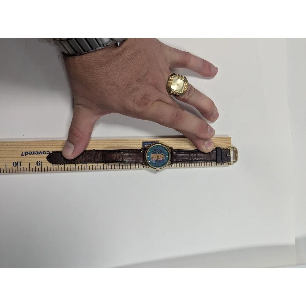 Vintage Disney Pocahontas Wrist Watch RARE Feature Animation Crew Exclusive